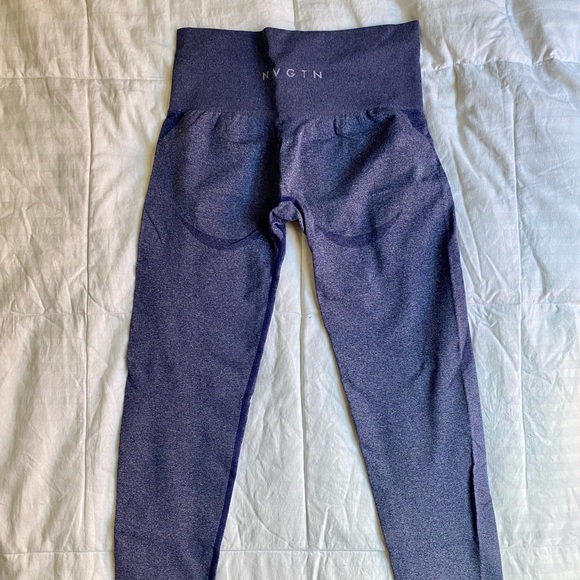 NVGTN indigo (purple) seamless leggings - Picture 3 of 4